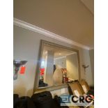 5 ft. x 4 ft. decorative mirror and (2) wall sconces
