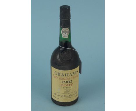 A 70cl bottle of Graham's 1988 late bottled vintage port