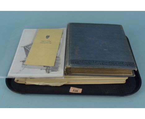 Three vintage part filled photograph albums, early 20th Century to 1950's, some local pictures