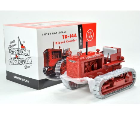 Spec Cast 1/16 International TD-14A Crawler Tractor for 2002 TTC Show. Appears to be excellent with original box.