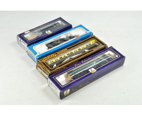 Trio of Model Railway Locomotives comprising Airfix and Lima plus Mainline Coach. Appear good to very good with boxes.