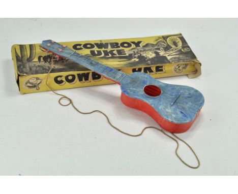 Vintage Cowboy Uke Ukulele- strings attached with original (worn) box.