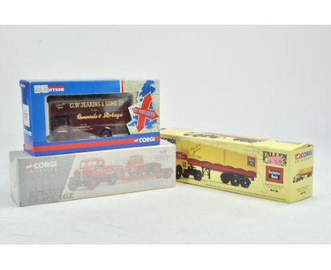 Corgi Diecast Model Truck issues comprising On the Move Jeakins, Heavy Haulage issue plus one other. Excellent in boxes.