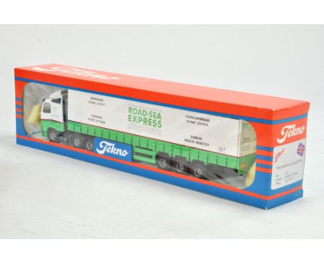 Tekno Model Truck issue comprising British Collection in the livery of Road and Sea. Appears good in box.