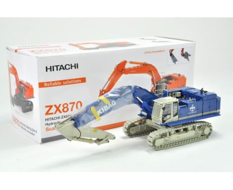 WSI for TMC Scale Models 1/50 construction issue comprising Hitachi Zaxis ZX870 LCH-3 Hydraulic Excavator in the livery of Ki