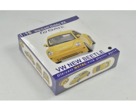 Gate 1/18 Metal Car Kit of Volkswagen Beetle. Sealed.