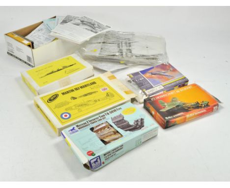 Assorted model kits relating to various makers. Appear mostly complete.