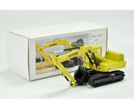 Kent Construction Models 1/50 Hymac 580C Excavator - Hand Built Resin Model. Appears generally excellent with original box. 