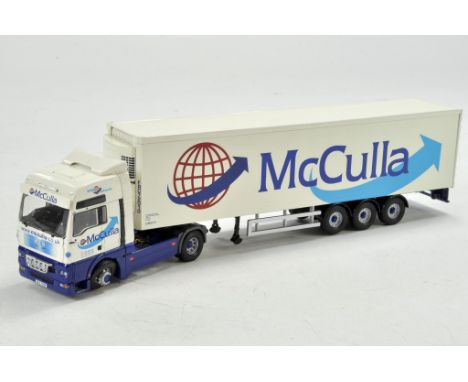 Corgi Diecast Model Truck issue comprising MAN Fridge Trailer in the livery of McCulla. No certificate or complete box. Some 