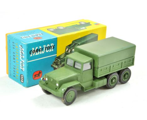 Corgi No. 1118 International 6X6 Army Truck. Generally excellent with little sign of wear in very good to excellent box.