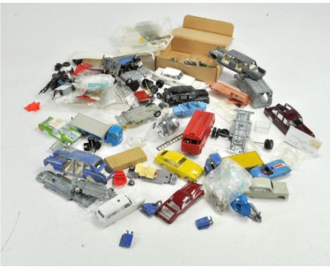 An interesting group of mostly spares and parts for model restorations including Dinky, Spot-on etc. 