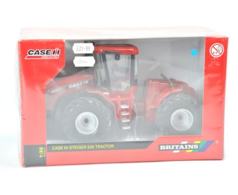 Britains 1/32 Farm issue comprising Case IH Steiger 535 Quadtrac Tractor. Excellent, secured in box, not displayed, box has o