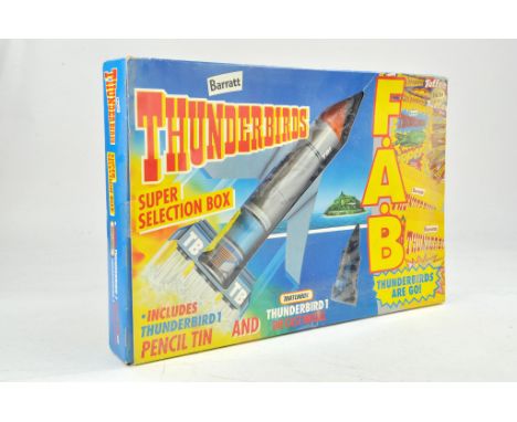 Matchbox for Barratt Thunderbirds Selection Box with Pencil Tin and Diecast Model. Excellent.