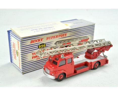 Dinky No. 956 Turn Table Fire Escape. Generally excellent, just the odd speck of wear and rubs in excellent box with leaflet 