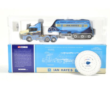 Corgi Diecast Model Truck issue comprising No. CC12801 Scania T Cab in the livery of Ian Hayes. Excellent and complete in box