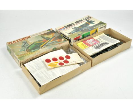 Revell Vintage Raiden Model Aircraft Kit plus Monogram Dornier. Both appear compelete.