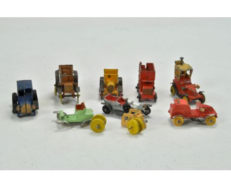 Charbens Miniature series vintage diecast group. Generally well worn.