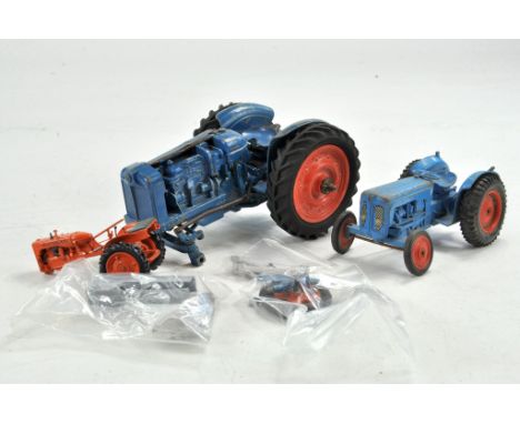Duo of vintage tractor issues including Chad Valley for spares / repairs, crescent issue plus Scaledown Allis Chalmers (part 