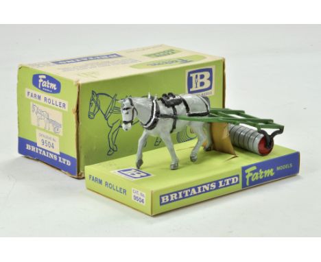 Britains Farm No. 9504 Farm Roller Set. Generally very good to excellent, only minor signs of wear. Original Box is generally