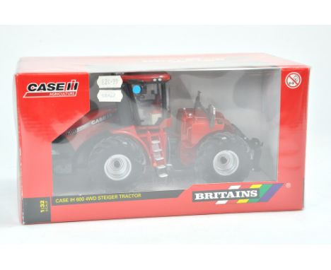 Britains 1/32 Farm issue comprising Case IH 600 Steiger 4WD Tractor. Excellent, secured in box, not displayed, box has outer 