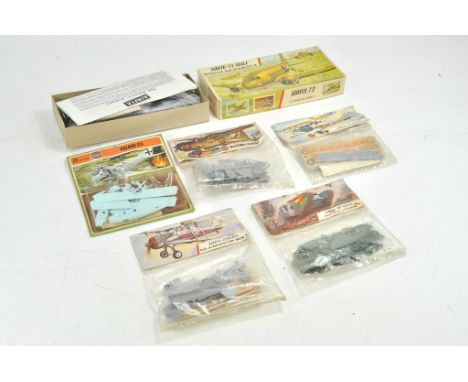 Vintage Airfix Group comprising 6 issues, some bagged including Douglas Dakota, Roland CII, Gladiator and others. Complete, u
