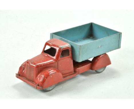 Robin Hood or Similar Vintage Early British Made Metal Tipper Truck. Some attention to tipper hinge join, otherwise good with