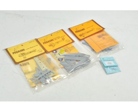 Trio of Pegasus Model Aircraft Kits. Complete.