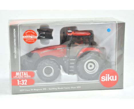 Siku 1/32 Farm issue comprising Case IH Magnum 290 Tractor - Spalding Show Model for 2012. Excellent, secured in box, not dis