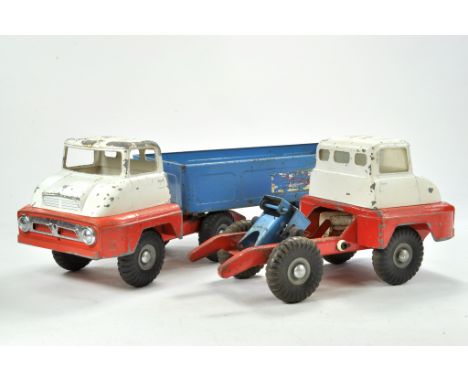 Triang Large Thames Trader Articulated Truck plus tractor unit. In need of restoration.
