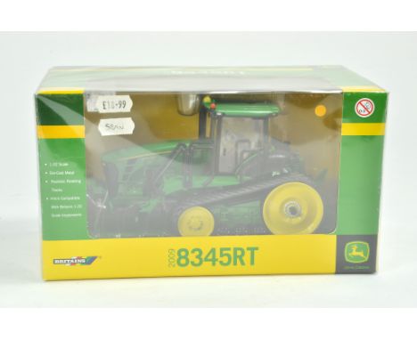 Britains 1/32 Farm issue comprising John Deere 8345RT Tractor. Excellent, secured in box, not displayed, box has outer protec