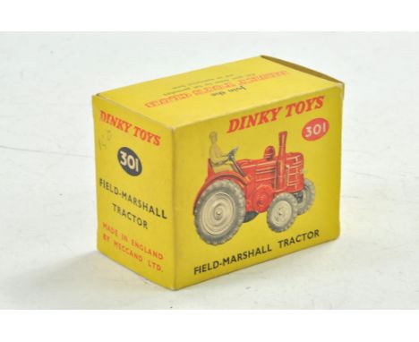 Dinky No. 301 Field Marshall Tractor Empty Box. Excellent. 