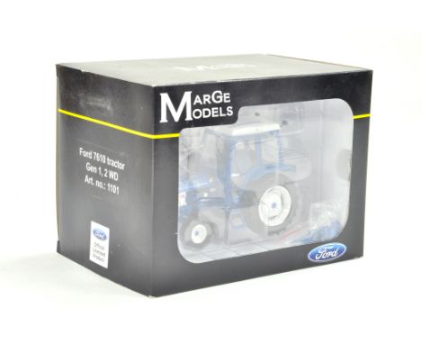 Marge Models 1/32 Farm issue comprising Ford 7610 Gen 1, 2WD Tractor. Excellent, secured in box, not displayed.