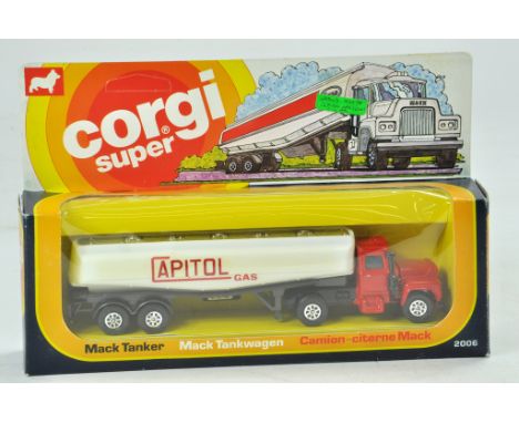Corgi Super Juniors Scarce Factory Sample of the Mack Tanker in the livery of Capitol Gas. Provenance From the Monty Calme Co