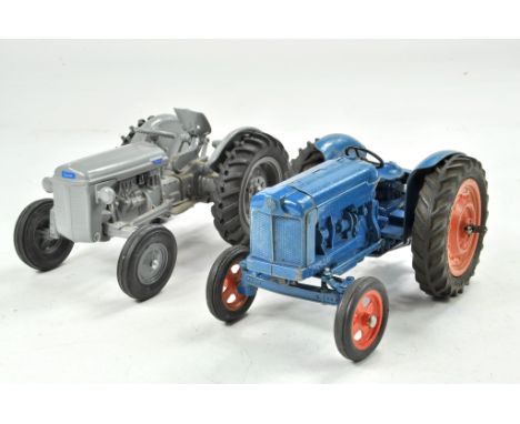 Chad Valley Vintage Fordson Major Tractor, generally very good with original decal still present, plus a Ferguson issue from 