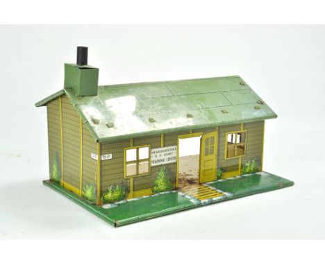 Marx Tin Litho US Army Training Centre. Some marks but still good.
