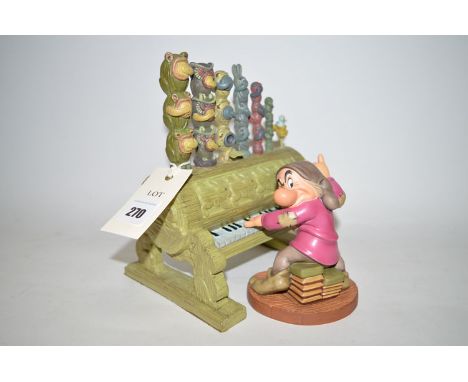 Classics Walt Disney Collection: Snow White and the Seven Dwarfs Pipe Organ and "Humph!", boxed and with certificate.
