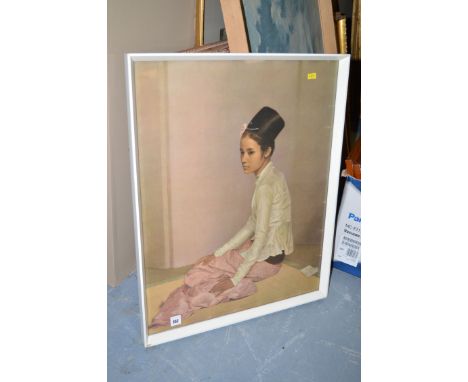 A colour print - "Saw Ohm Nyum", after Sir. Gerald Kelly.