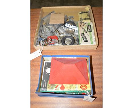 A Bayko Converting Set, boxed; together with a Power Trix 116 Construction Set, with instructions, boxed.