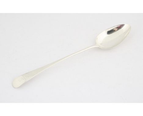 George III silver Old English Pattern gravy spoon by Eley and Fearn, London 1799, 2.6 ozs 82 grams   SILVER COLLECTION OF SIR