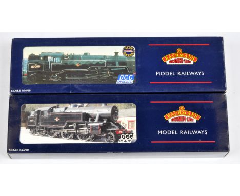 Bachmann Branch-line OO 32-350DC and 32-878: BR Black 2-6-4 4MT Standard 80009, DCC Fitted. 32-878 Fairburn 2-6-4 Tank 42691 