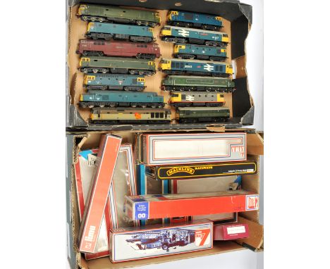 Triang, Hornby, Lima, Jouef Group of unboxed Diesel &amp; Electric loco's. Most have either been repainted, renumbered &amp; 
