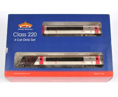 Bachmann Branch-line 32-603 Class 220 Cross Country 220017 four Car DMU: Condition is Near Mint in Excellent Box.