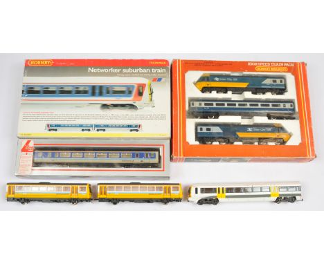 Hornby &amp; Lima OO Group of DMU &amp; Passenger Loco's. To include Hornby R2001 Network SouthEast DMU (1x bogie locating cl