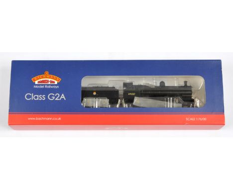 Bachmann OO Locomotive 31-478 0-8-0 Loco and Tender BR black Class G2A No.49287: Condition is Near Mint, Box is Near Mint.
