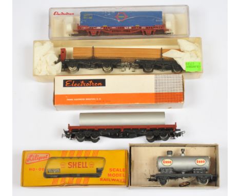 Electrotren, Fleischmann, Pocher and Liliput mixed lot of HO wagons various periods, Conditions Fair, Boxes Fair.
