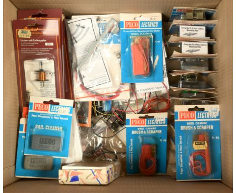Assorted Peco Roco &amp; Gaugemaster Track Accessories - Peco Point motors, boxed and unboxed, SEEP Point motor, Roco Point M