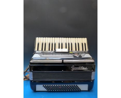 A c1960s Frontalini 80 bass two voice piano accordion 