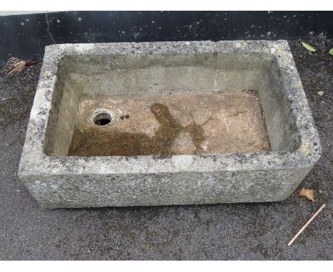 A small garden trough