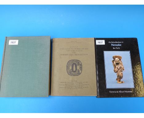 Three books relating to oriental art to include history, netsuke and Sotheby's