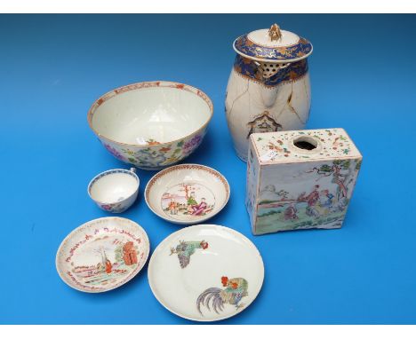 A collection of mainly Kangxi period Chinese porcelain 